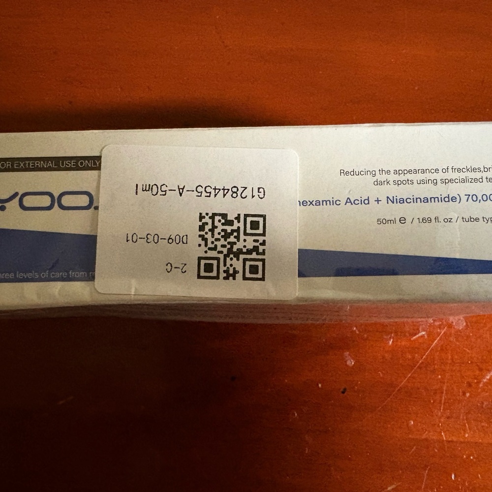 Hexylresorcinol Cream with Tranexamic Acid 1.69oz